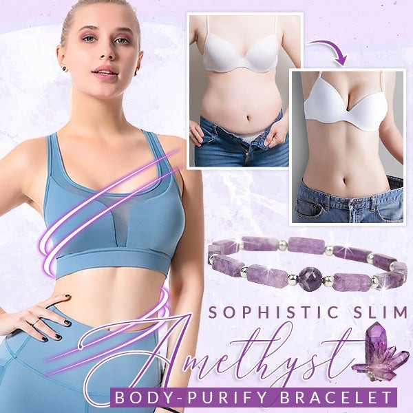 SophisticSlim Amethyst Body-Purify Bracelet