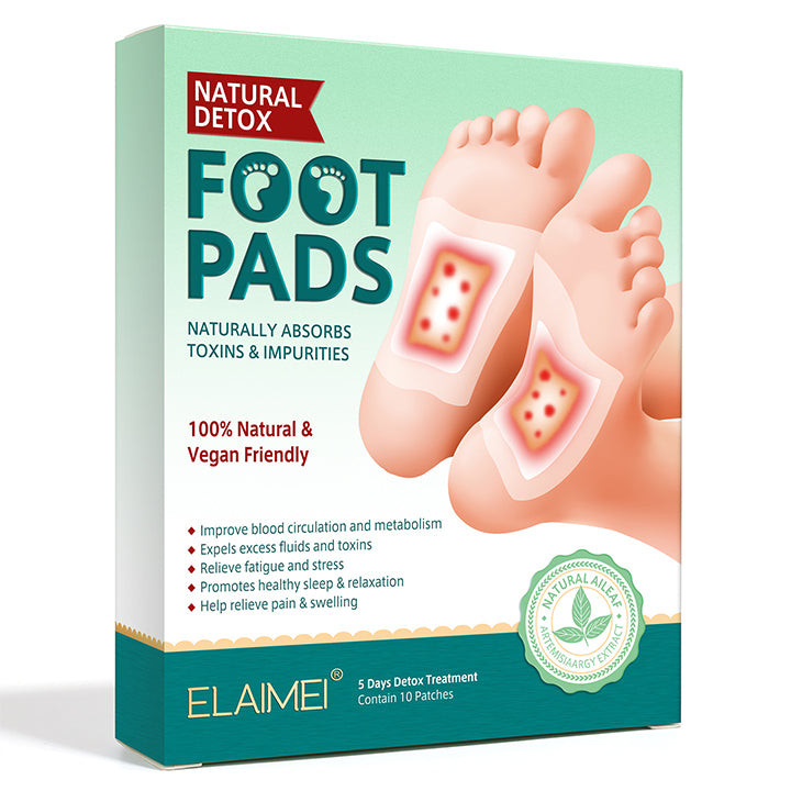 Anti Edema Ginger Detox Foot Pads (10 Patches)