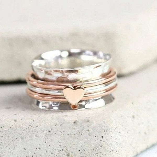 🔥 Last Day Promotion 50% OFF🎁Self Love Spinner Heart Ring 💖