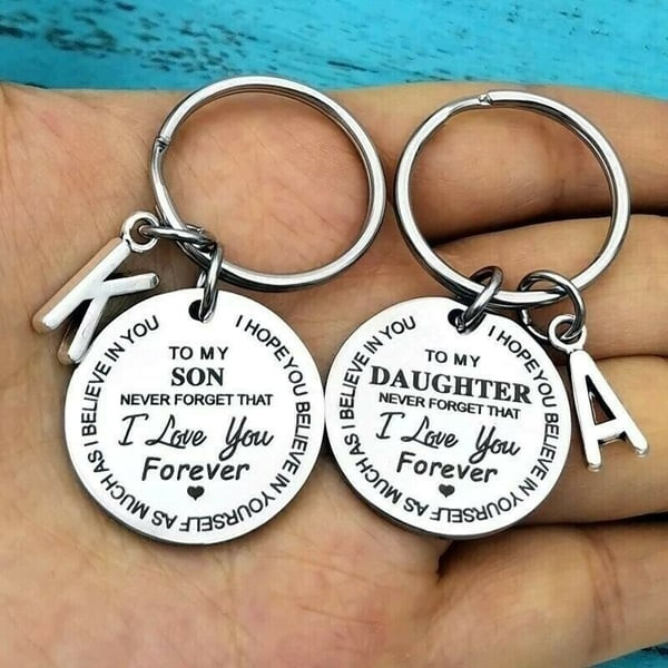 LAST DAY 49% OFF⇝💓 （ Best Father Mother Gift）My Son / Daughter I Love You Forever Keychain