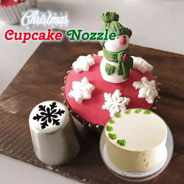 Cake Nozzle – Christmas Nozzles Set