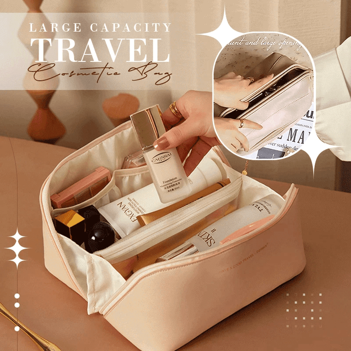 🔥Christmas Sale - Large-capacity Travel Cosmetic Bag