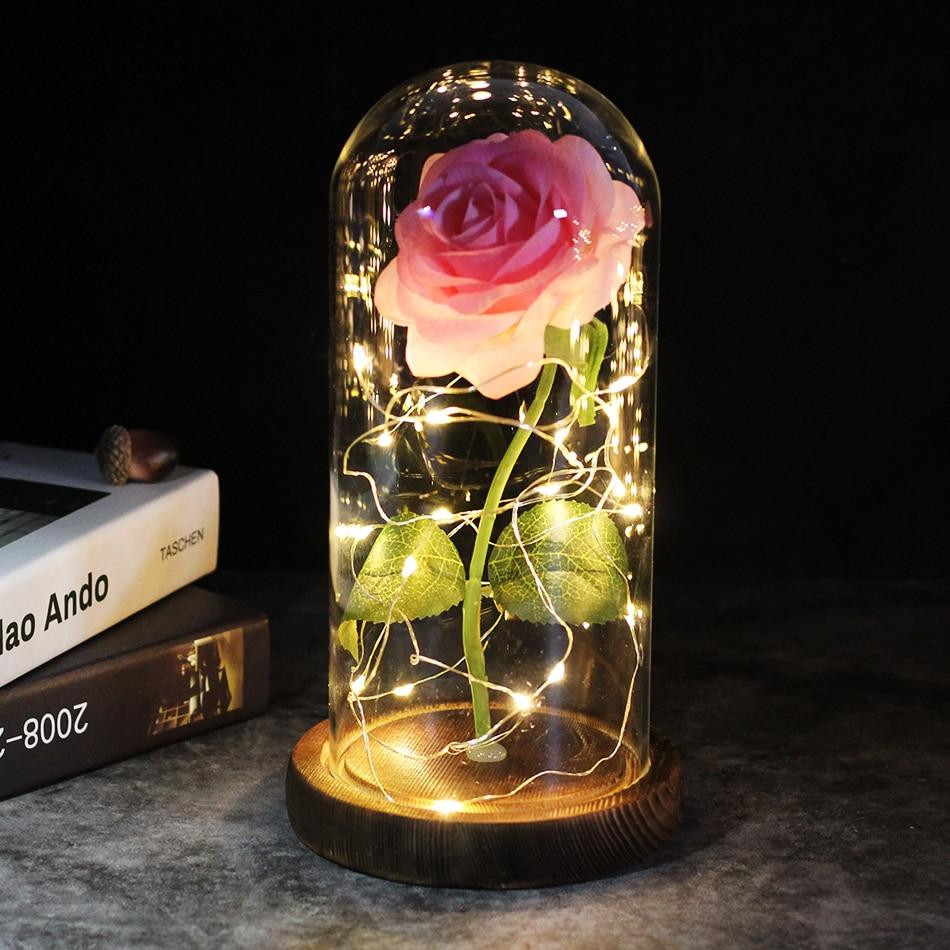Enchanted Galaxy LED Roses
