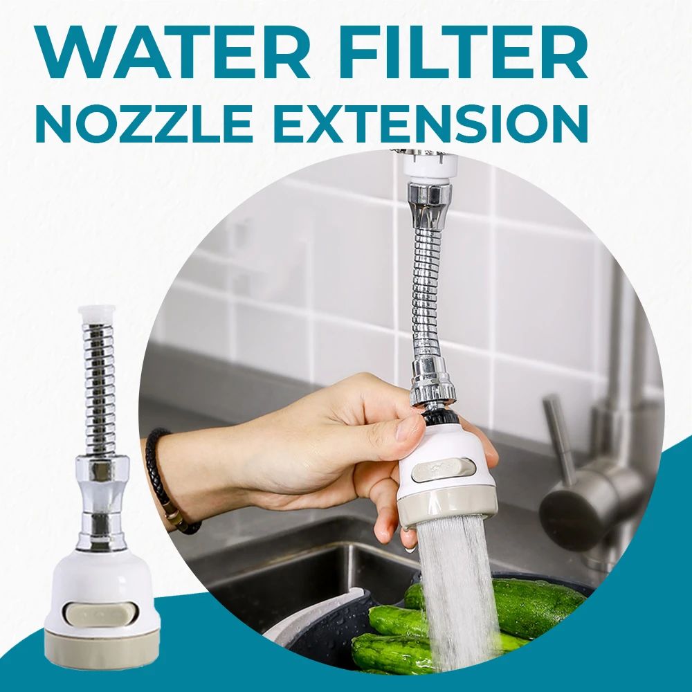 360° Water Filter Nozzle Extension