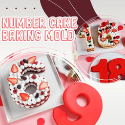 Number Cake Baking Mold