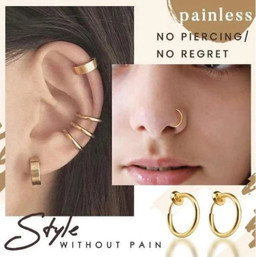 Non-Piercing Retractable Earrings