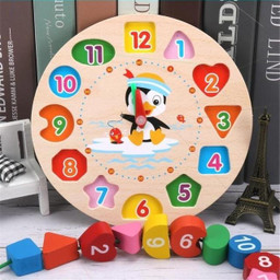 Multicolor Digital Cartoon Clock