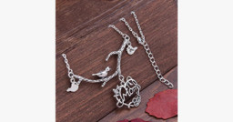 Nature's Love Heart Pendant Necklace