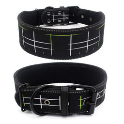 10 Colors Reflective Puppy Big Dog Collar with Buckle Adjustable Pet Collar for Small Medium Large Dogs Pitbull Leash Dog Chain