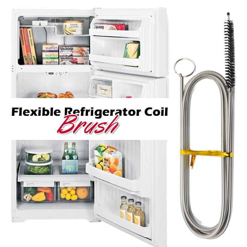 Long Flexible Refrigerator Scrub Brush(2pcs)