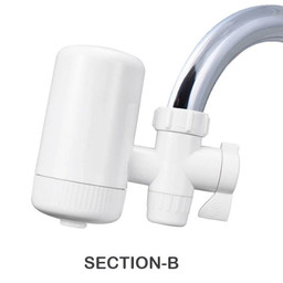 Double Outlet Faucet Filtration System