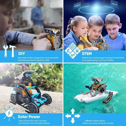DIY 13-in-1 Educational Solar Robot Kit (for 8+ years old)