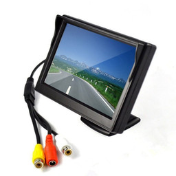 5 inch TFT LCD screen Car Monitor HD800*480 Reversing Parking Monitor with 2 video input,Rearview camera optional