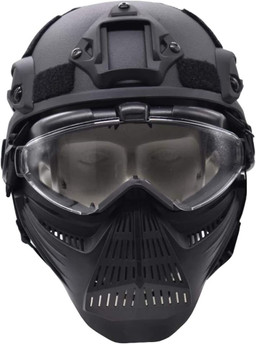 Anti Fog Airsoft Full Face Mask & Helmet