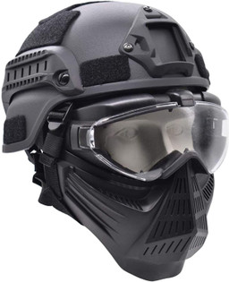 Anti Fog Airsoft Full Face Mask & Helmet