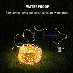 Solar String Fairy Lights 12m 100LED / 5M 50 LED Waterproof Outdoor Garland Solar Power Lamp Christmas For Garden Decoration