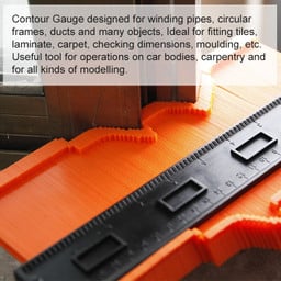 ONKEL.J Brand Lock Wider Contour Gauge Profile Tool Alloy Edge Shaping Wood Measure Ruler Laminate Tiles Meethulp Gauge