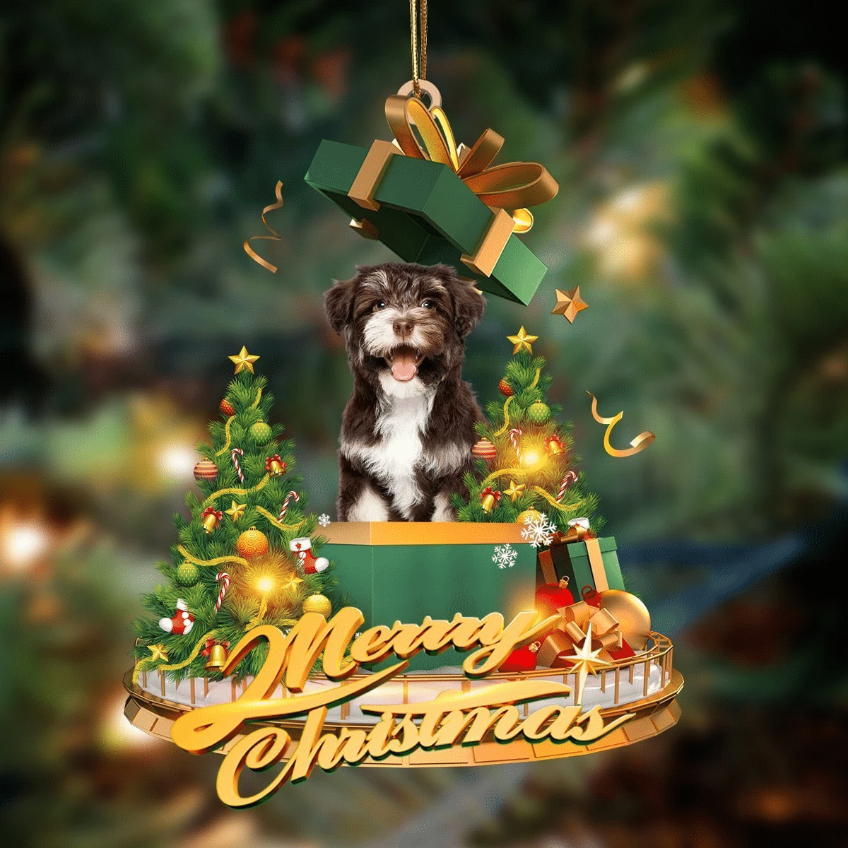 Havanese-Christmas Gifts&dogs Hanging Ornament