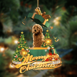 Goldendoodle-Christmas Gifts&dogs Hanging Ornament
