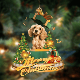 Cocker spaniel 2-Christmas Gifts&dogs Hanging Ornament