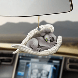 Koala sleeping angel koala lovers dog moms ornament
