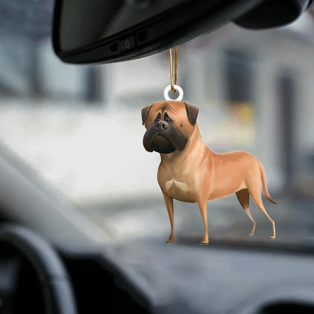 Bullmastiff-Look at me-two sided ornament