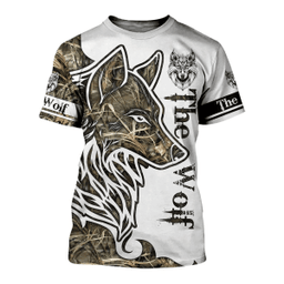 Wolf 3D All Over Printed Apparel