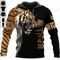 Tiger 3D All Over Printed Apparel