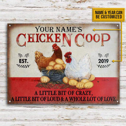 Personalized Chicken Coop A Little Bit Of Customized Classic Metal Signs