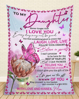 To My Daughter - I Love You Blanket