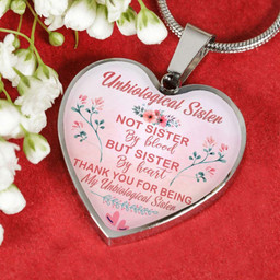 There Is No Better Sister Than You Love Heart Shape Pendant Necklace Exquisite Family Gift To Sister Christmas Jewelry Gift