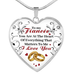To My Wife You Are My Best Friend I Always Love You Heart Pendant Necklace To Wife Anniversary Birthday Gift From Husband