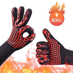 800°C/1472°F BBQ High Temp Resistance Oven Mitt Gloves
