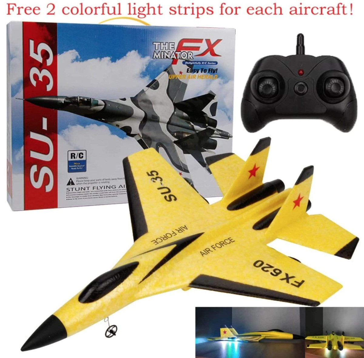 Ultimate FX620 Remote Control 2.4G Unbreakable Glider Plane + Gift Box