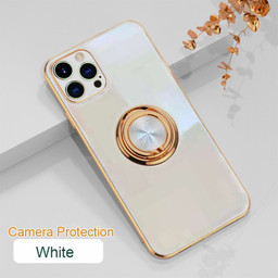 Silicone Cover For iPhone 13 12 Pro Max 11 Pro Max Case For iPhone13 13 X R Xs Xr 7 8Plus luxury Plating Case for iphone11 Cover