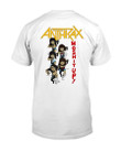 Anthrax Not Man Riding Skateboard T Shirt 082421