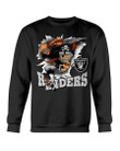 Vintage 1993 Los Angeles Raiders Nfl Football Sweatshirt 090721