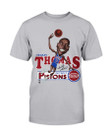 Vintage 90S Nba Cartoon Isiah Thomas Detroit Pistons T Shirt 091121