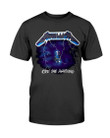 Vintage 80S Metallica Ride The Lightning 1985 Tour Concert T Shirt 082521