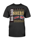 Vintage San Francisco 49Ers Back To Back Super Bowl Champions T Shirt 082621