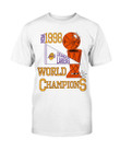 80S Vintage Los Angeles Lakers 1988 World Champions T Shirt 091021