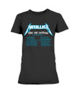 Metallica 1985 Tour Shirt Vintage Concert Ladies T Shirt 082321