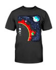 Vintage 90S Dynamic Solar System Black Space T Shirt 083021