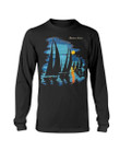 Vintage Mackinac Island T Shirt Sailboat90Midnight Sailing Long Sleeve T Shirt 072021