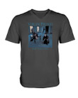 Virgin Prunes Vintage Rare T Shirt 1982 Black Tee Shirt Baby Turns Blue Ladies Fan Favorite V Neck Tee 071021