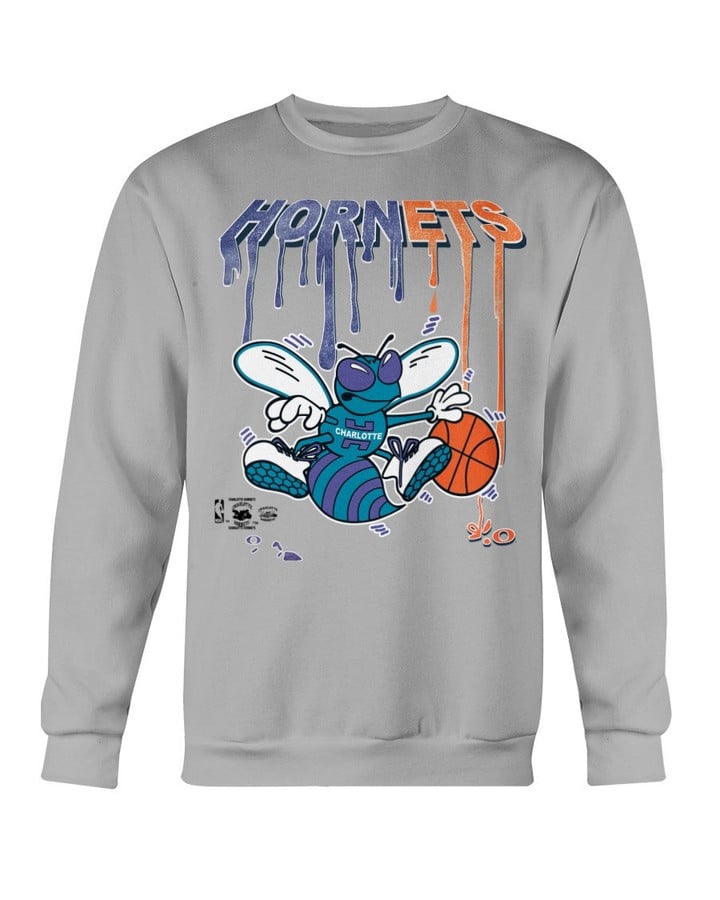 1990S Charlotte Hornets Basketball Sweatshirt 211012