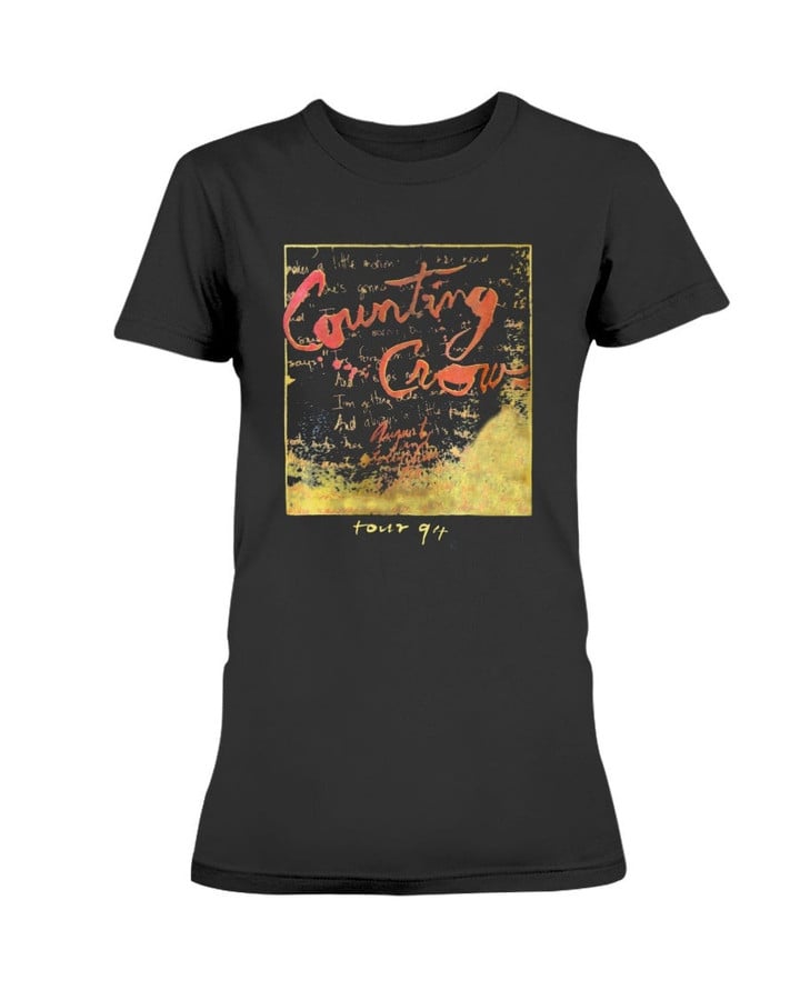 Vintage 90 S Counting Crows 1994 Tour Band Ladies T Shirt 211022