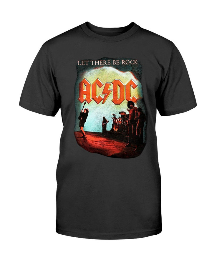 Acdc Let There Be Rock S Rock Band T Shirt 211105
