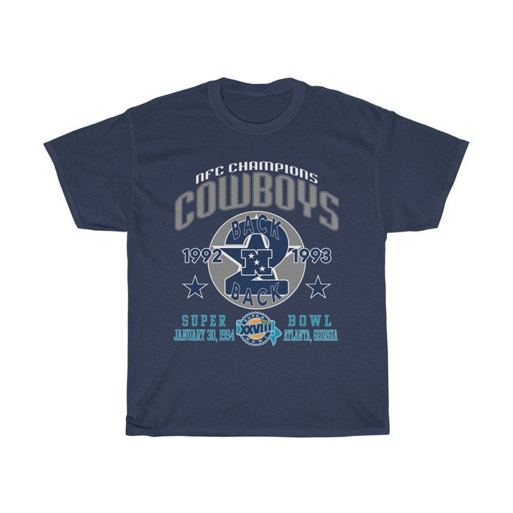 90S Dallas Cowboys Nfl Football S Unisex Heavy Cotton Tee 211028