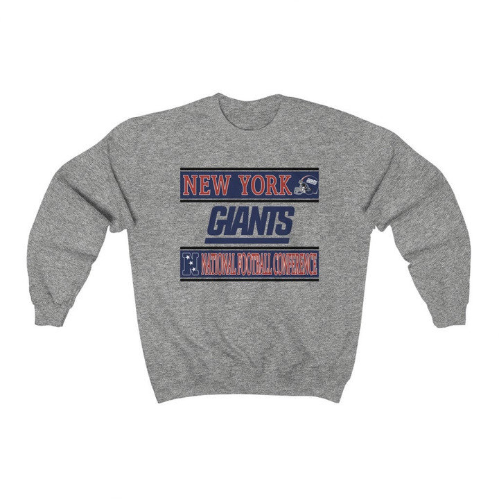 90S Vintage Deadstock New York Giants Sweatshirt 211028
